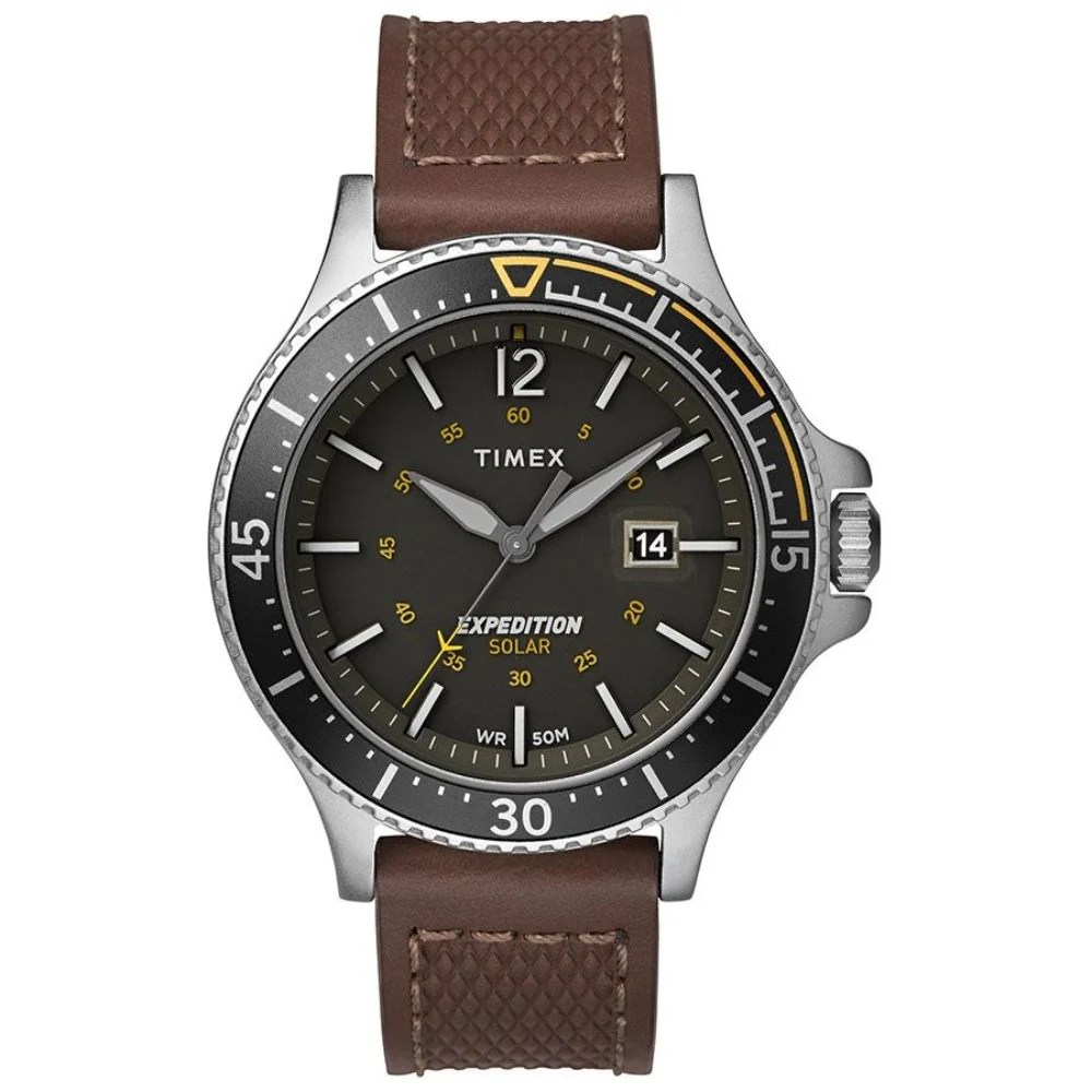 Timex Expedition Men's Quartz Analog Silver-Tone Dial Round Case Function Watch -TW4B15100