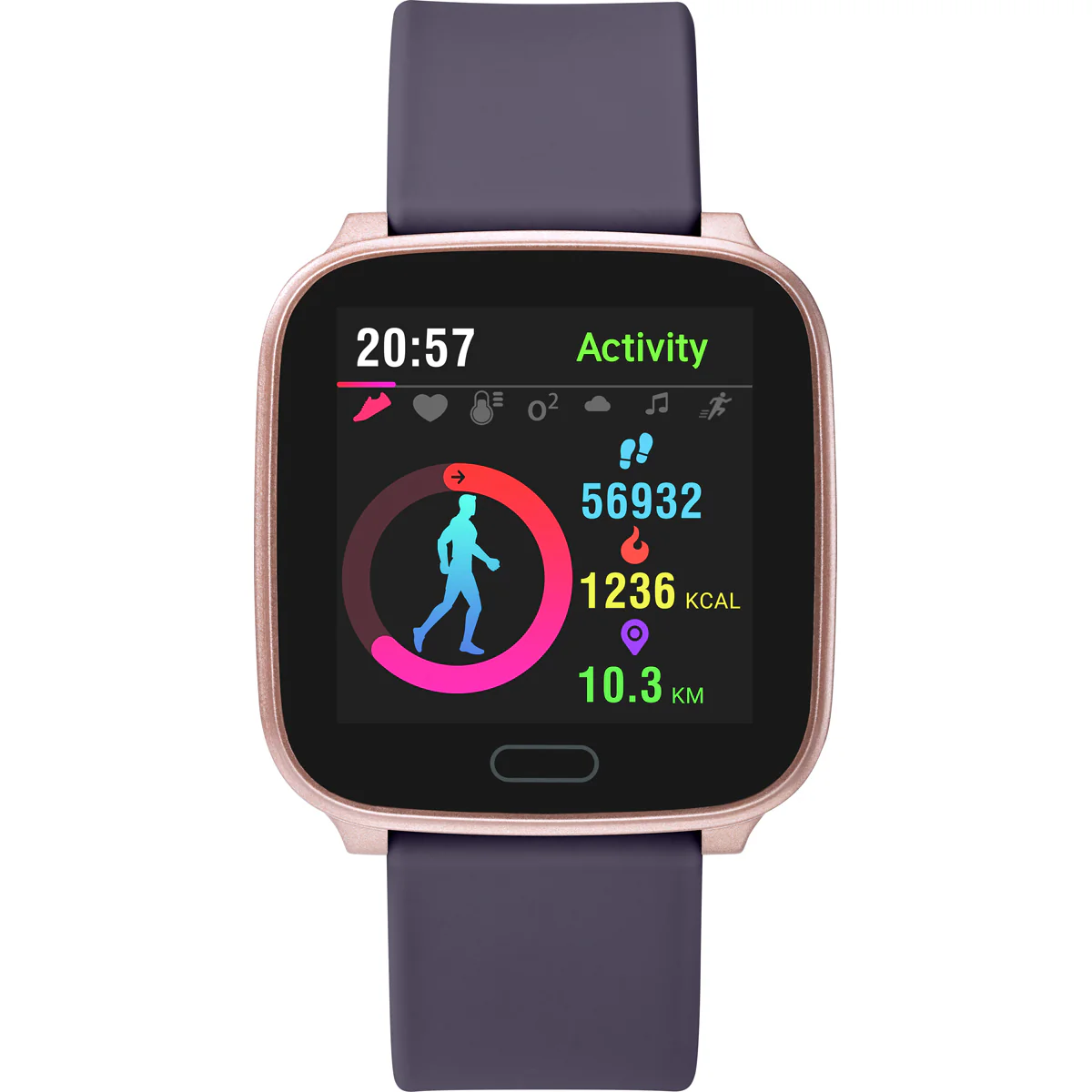 Timex Helix Unisex Tech Digital Dial Square Case iConnect - Active Function Watch -TW5M34500