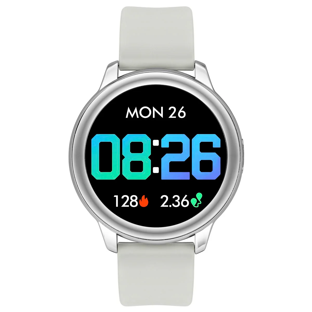 Timex Unisex Smart Fit 2.0 Dial Round Case Bluetooth Calling, Full Touch, Activity Tracking, HRM, SPO2, Blood Pressure, Multiple Watch Faces, 7 Sports Mode Smart Watch -TWTXW202T