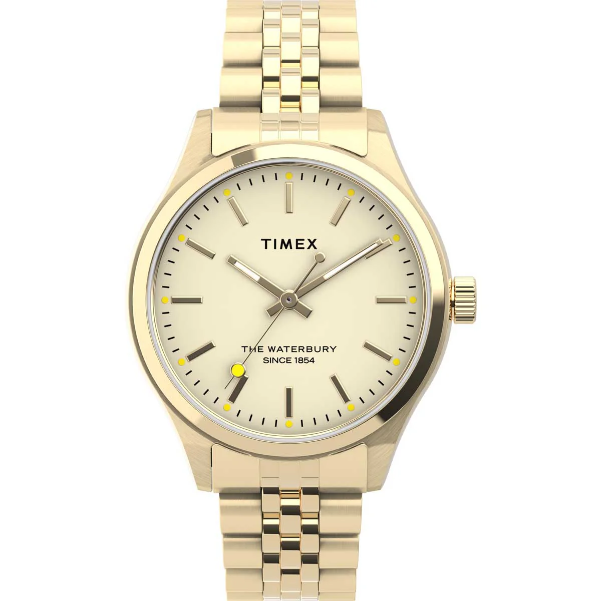 Timex Global Women's Gold-Tone Dial  Case Stainless-Steel Function Watch -TW2U23200
