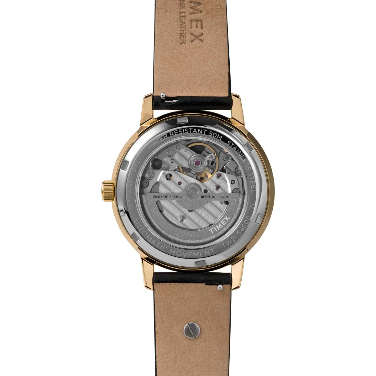 Timex Global Women's Gold-Tone Dial Case Automatic Function Watch -TW2U54600 - Image 4